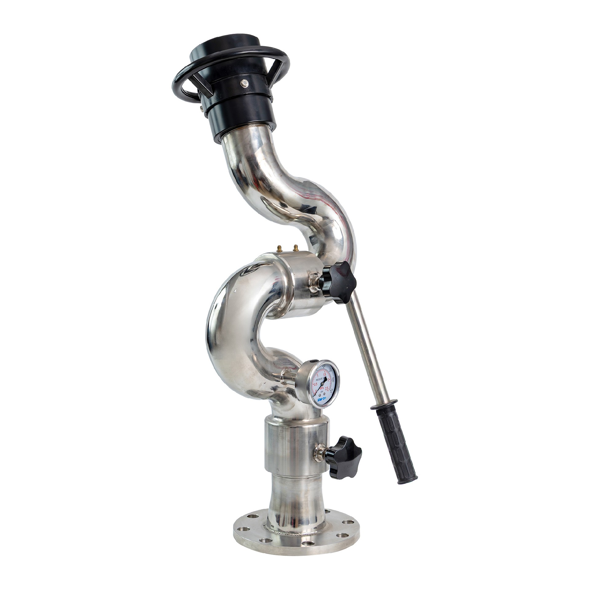 Manual Stainless Steel Fire Water Monitor - Industrial & Marine Fire Cannon