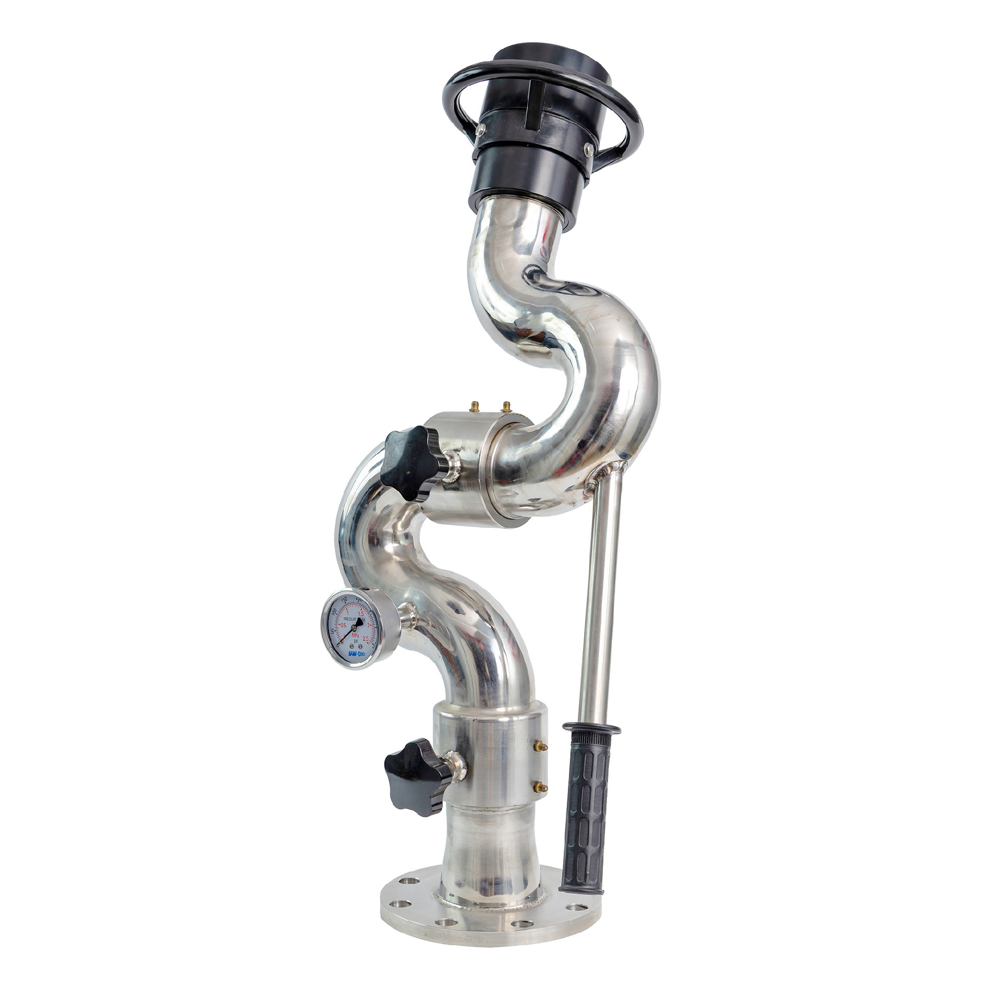 Manual Stainless Steel Fire Water Monitor - Industrial & Marine Fire Cannon