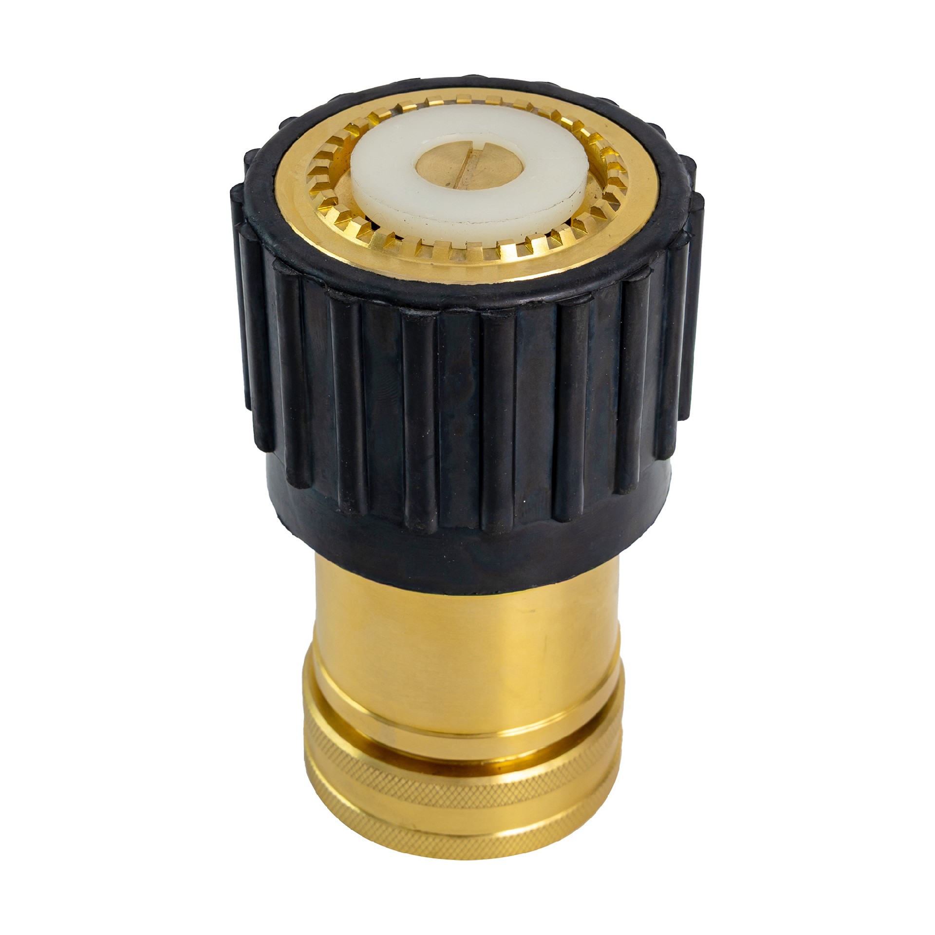 Brass Jet Spray Fire Hose Nozzle | Adjustable Fog Nozzle for Marine & Industrial