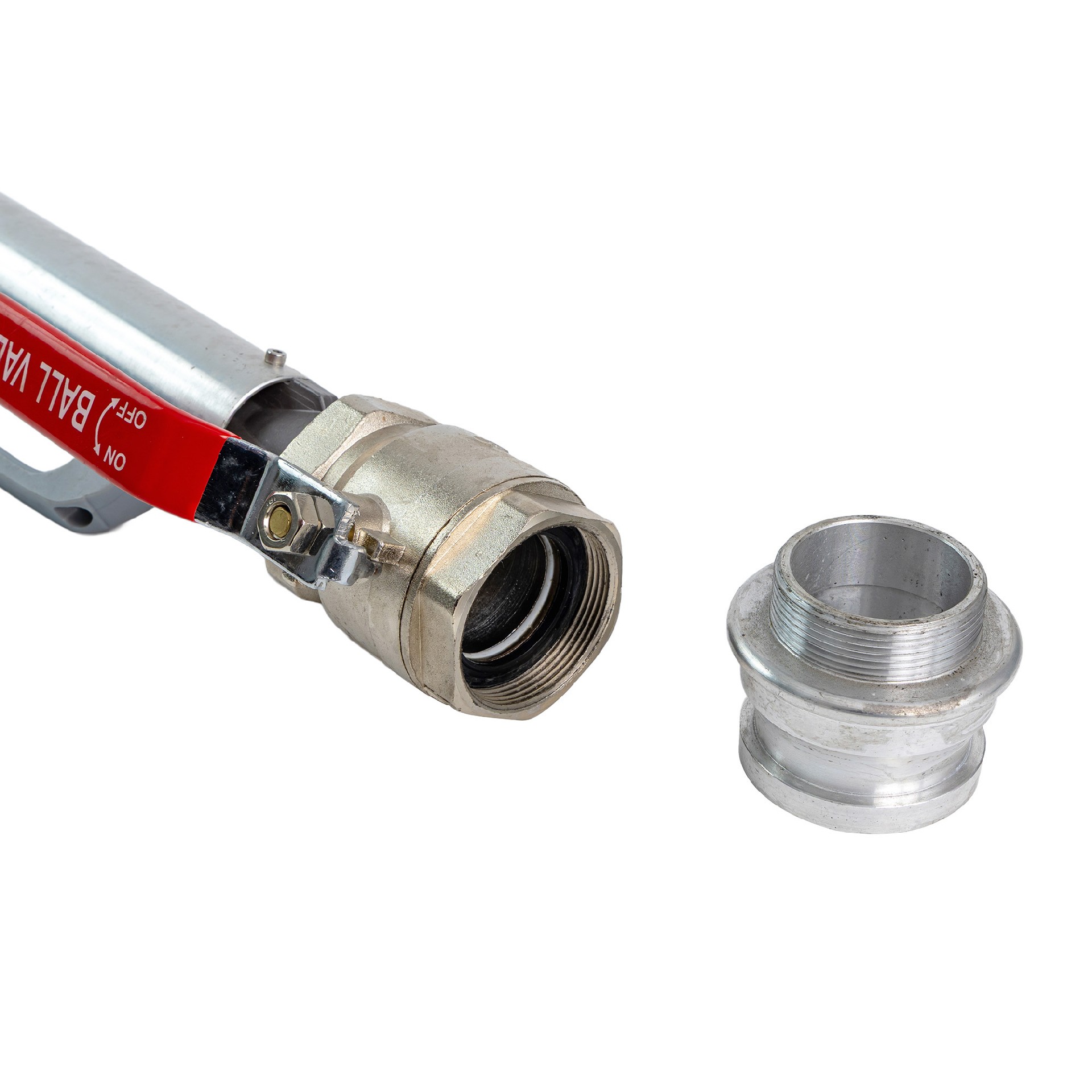Low Expansion Foam Branchpipe with Ball Valve | Aluminum Fire Foam Nozzle