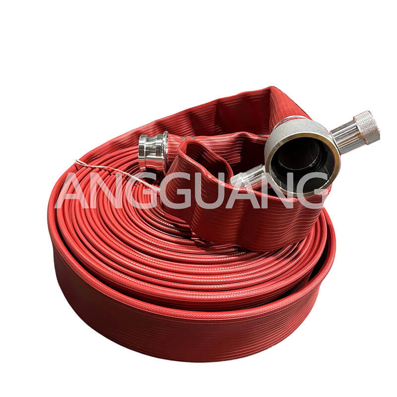 Red Nitrile Double Coating Fire Hose | British BS336 | Guangmin	
