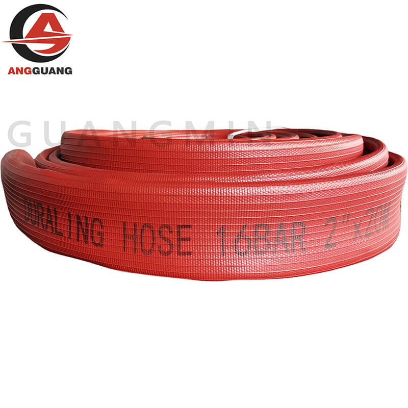 Red Nitrile Double Coating Fire Hose | British BS336 | Guangmin