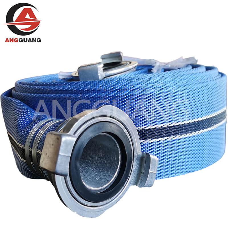 Blue Coated Fire Hose with Storz Couplings | Industrial Grade | Guangmin