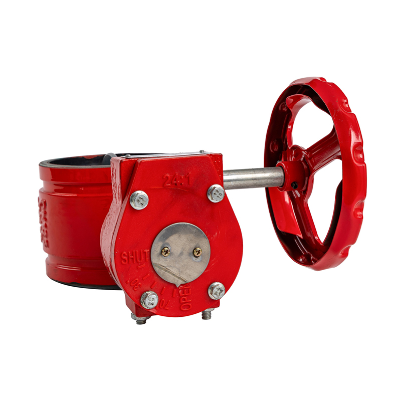 Signal Fire Butterfly Valve | Gear Operated Wafer Type | Guangmin