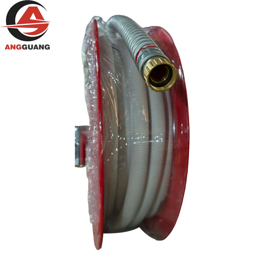 Fire Hose Reel DN25 (1 Inch) Manual Swing Type | EN671 Standard | Guangmin