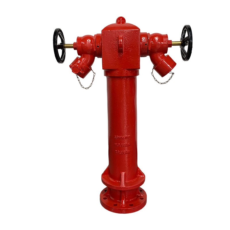 Two-Way Pillar Fire Hydrant Outdoor BS Standard 16 Bar	