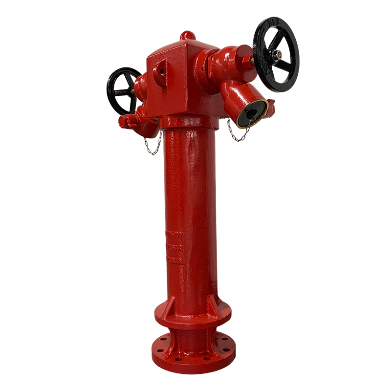 Two-Way Pillar Fire Hydrant Outdoor BS Standard 16 Bar