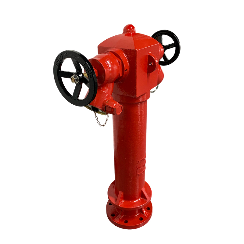 Two-Way Pillar Fire Hydrant Outdoor BS Standard 16 Bar