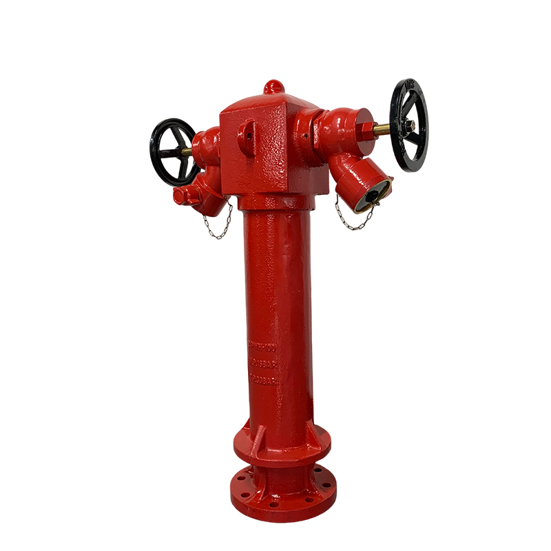 Two-Way Pillar Fire Hydrant Outdoor BS Standard 16 Bar
