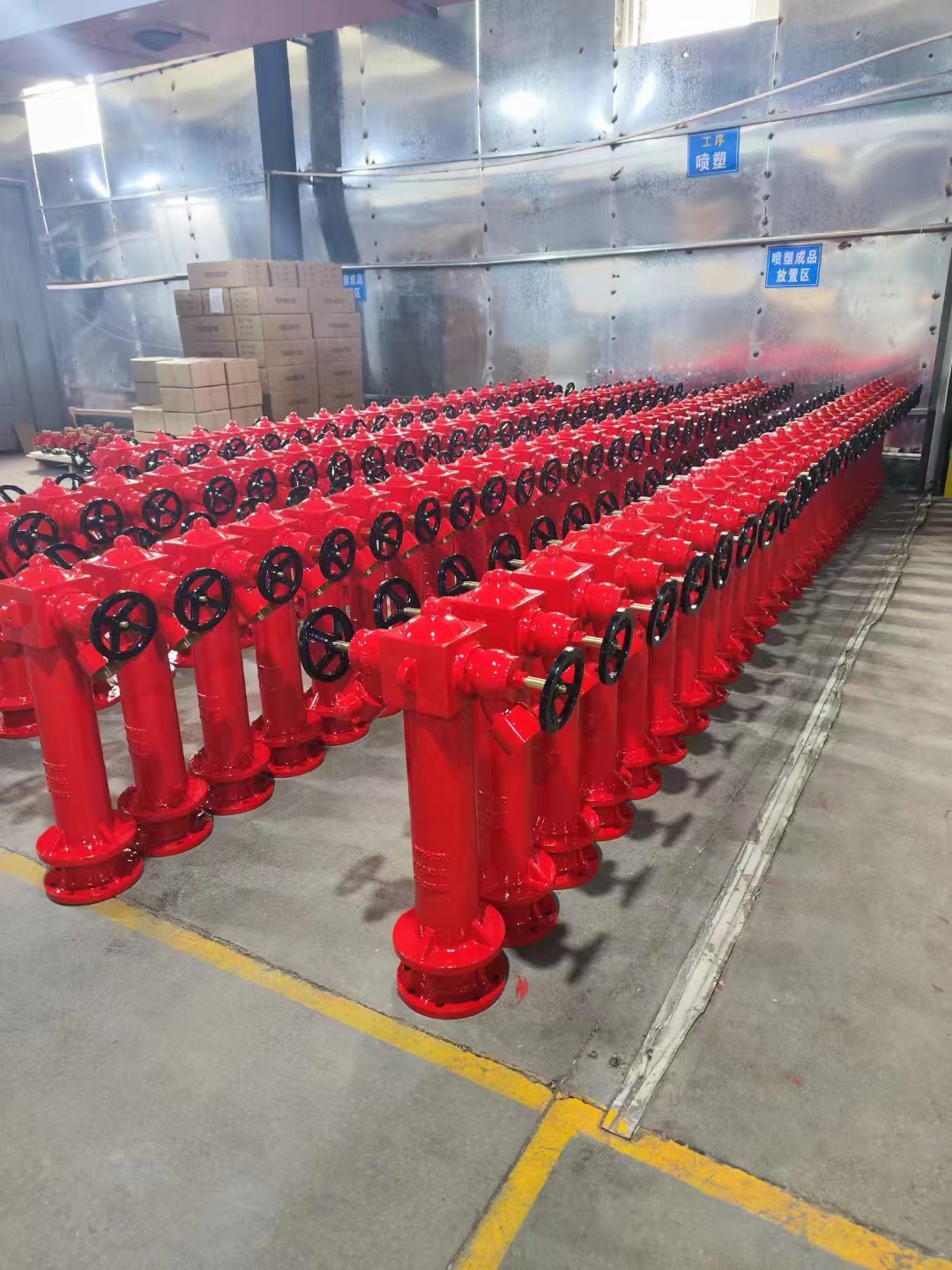 Two-Way Pillar Fire Hydrant Outdoor BS Standard 16 Bar